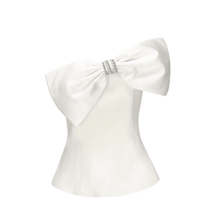  White Bow Corset